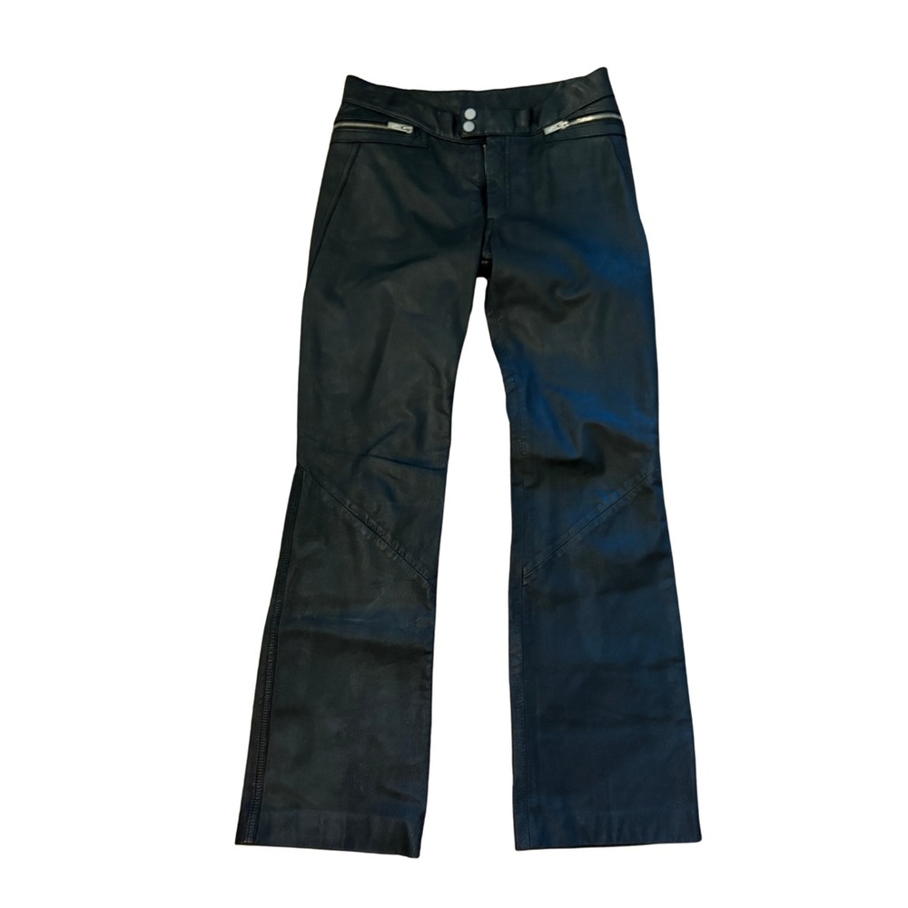 Diesel Black Leather Pants
